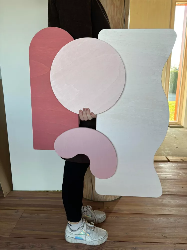 Dřevěný obraz na stěnu DIY sada COLORÉS 