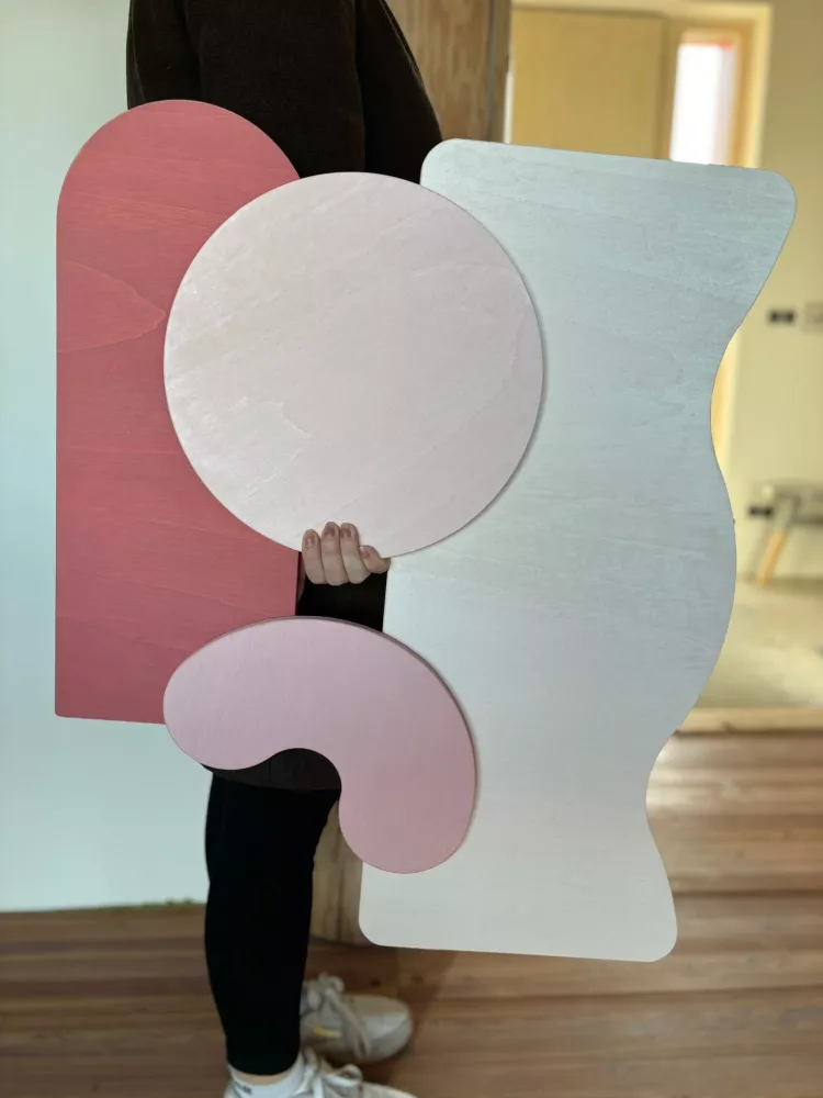 Dřevěný obraz na stěnu DIY sada COLORÉS 