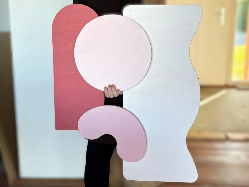 Dřevěný obraz na stěnu DIY sada COLORÉS 