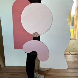 Dřevěný obraz na stěnu DIY sada COLORÉS 
