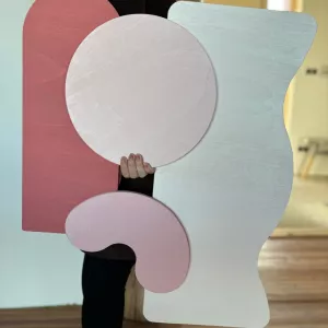 Dřevěný obraz na stěnu DIY sada COLORÉS 
