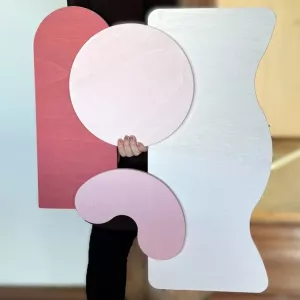 Dřevěný obraz na stěnu DIY sada COLORÉS 