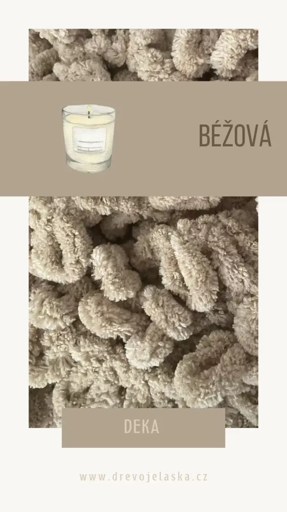 Hebká ručně pletená deka LORICA