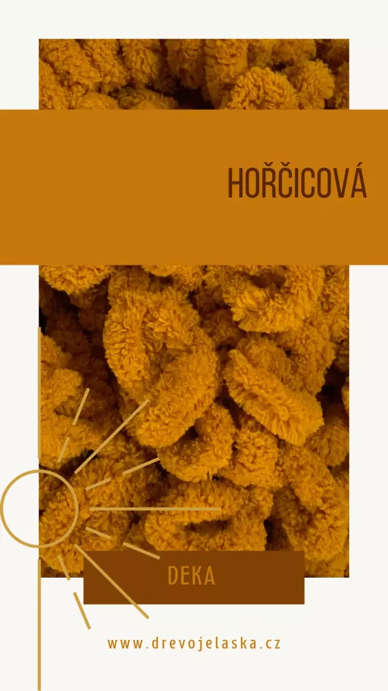 Hebká ručně pletená deka LORICA