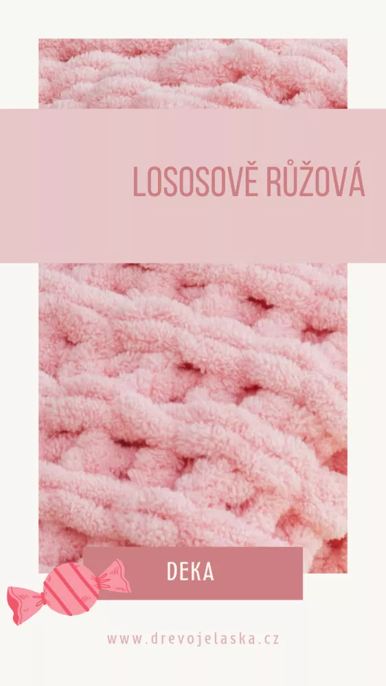 Hebká ručně pletená deka LORICA