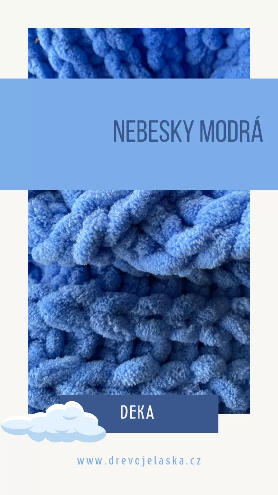 Hebká ručně pletená deka LORICA