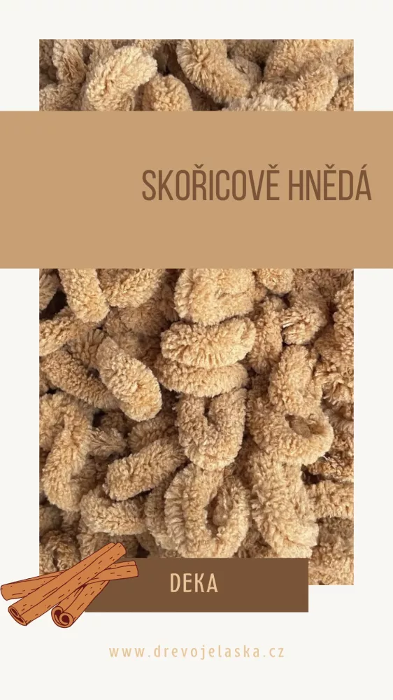 Hebká ručně pletená deka LORICA