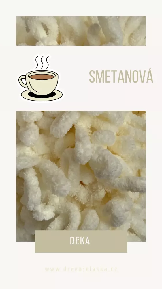Hebká ručně pletená deka LORICA