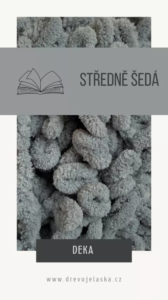 Hebká ručně pletená deka LORICA