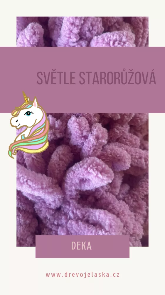 Hebká ručně pletená deka LORICA