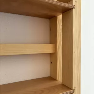 Dětská domečková knihovna z masivu